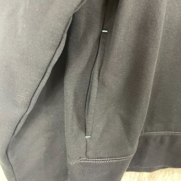 Bombas sweatshirt black size M pullover athleisure pockets activewear cotton - Picture 3 of 5